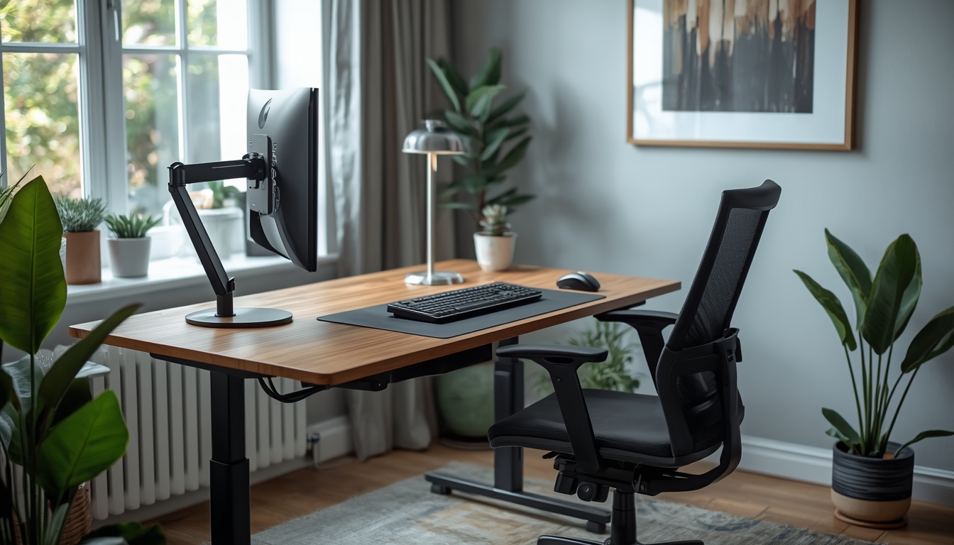 Glowppyoutheo Ergonomic Desk Setup